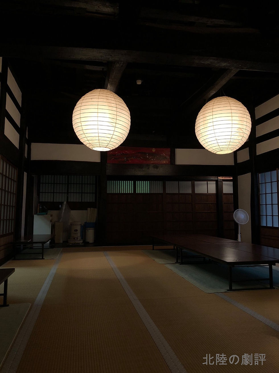 利賀演劇人コンクール講評会会場(利賀芸術公園総合案内所)