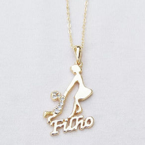 Colar Filho Amado (Semi-jóia com garantia!)
