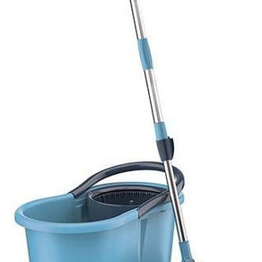 MOP GIRATÓRIO AT HOME + REFIL EXTRA + 2 ESPONJAS MICROFIBRA MULTIUSO