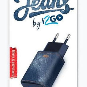 Carregador Turbo Universal I2GO Original Jeans Presente Lembrança Novidade