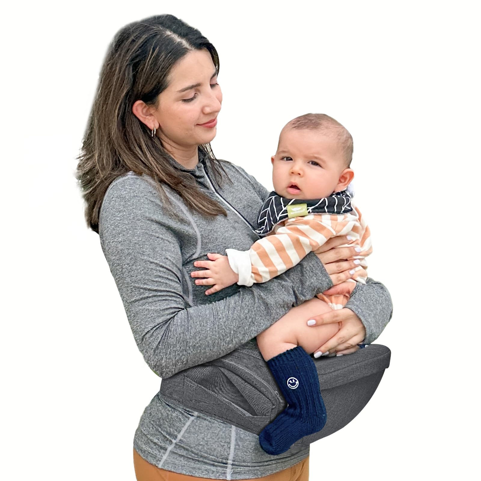 Baby Hip Seat CarrierErgonomic Hip Seat Baby Carrier with Multiple PocketsAll Se