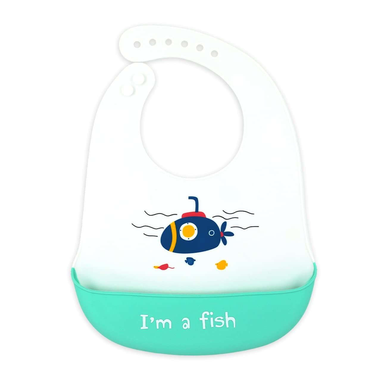 myHomeBody Waterproof Baby Bibs Baby Bib Catcher Baby Bib with Food Catcher Baby