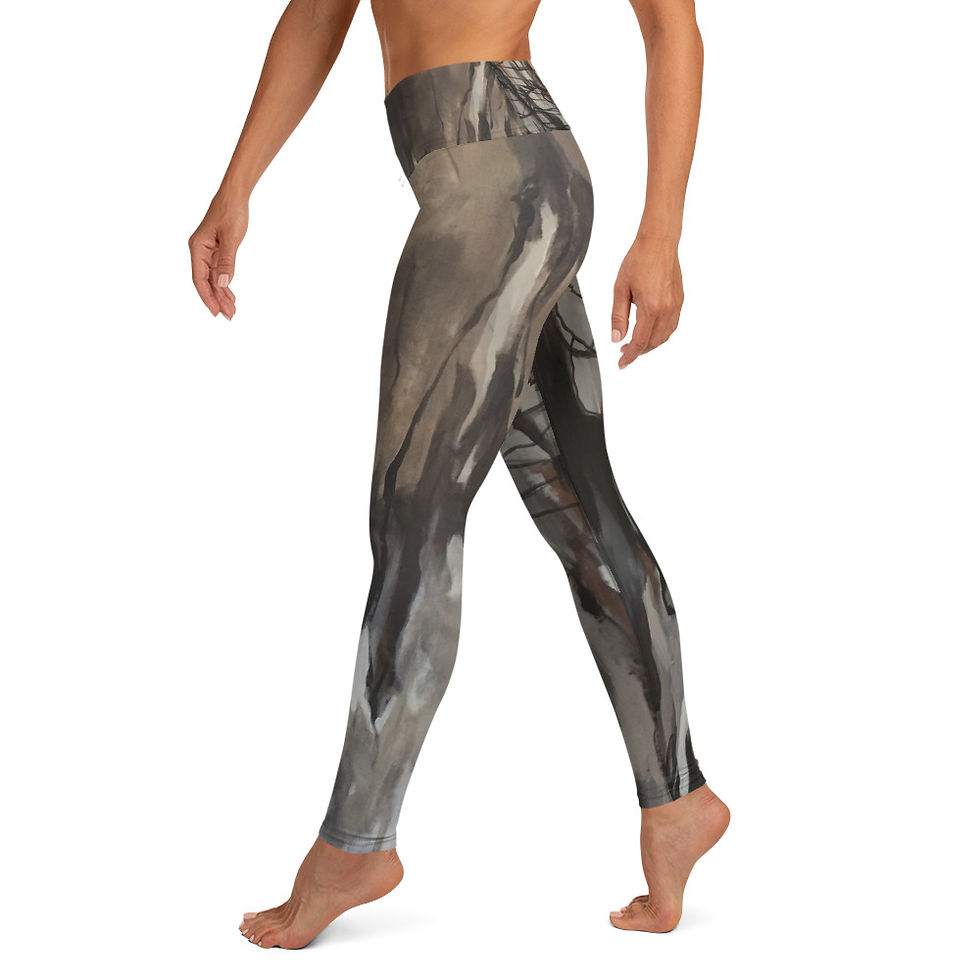 Thumbnail: "Allegory of the cave" ARTLeggings lang mit hohem Bund