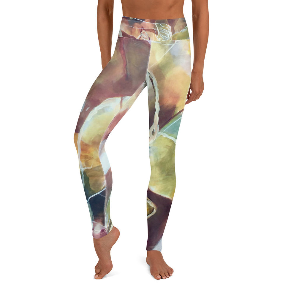 Miniaturbild: "Freedom of Joy" ARTLeggings lang mit hohem Bund
