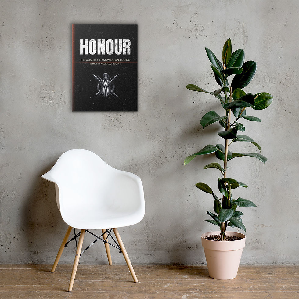 Miniaturbild: 'Honour' Canvas Print