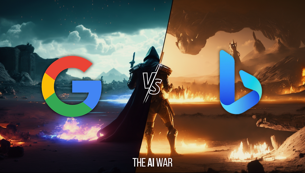The AI War: Google vs Bing | OpenAI ChatGPT, Google Bard | Mind Maestro