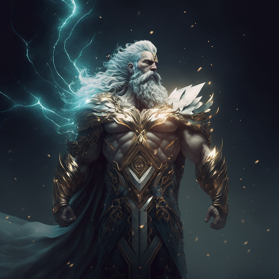 ZEUS: The King of Greek Mythology | Mythology Gods Art | Mind Maestro AI Art