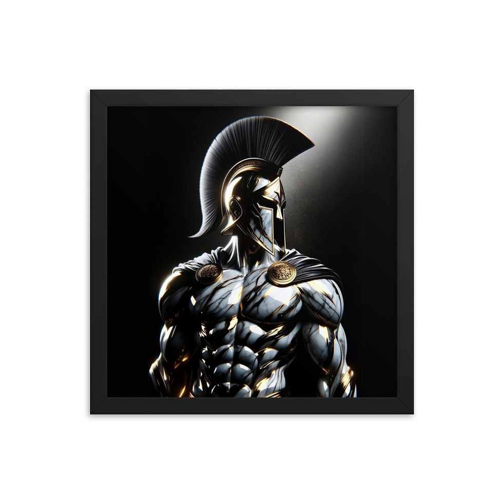 Miniatura: The Golden One Framed poster