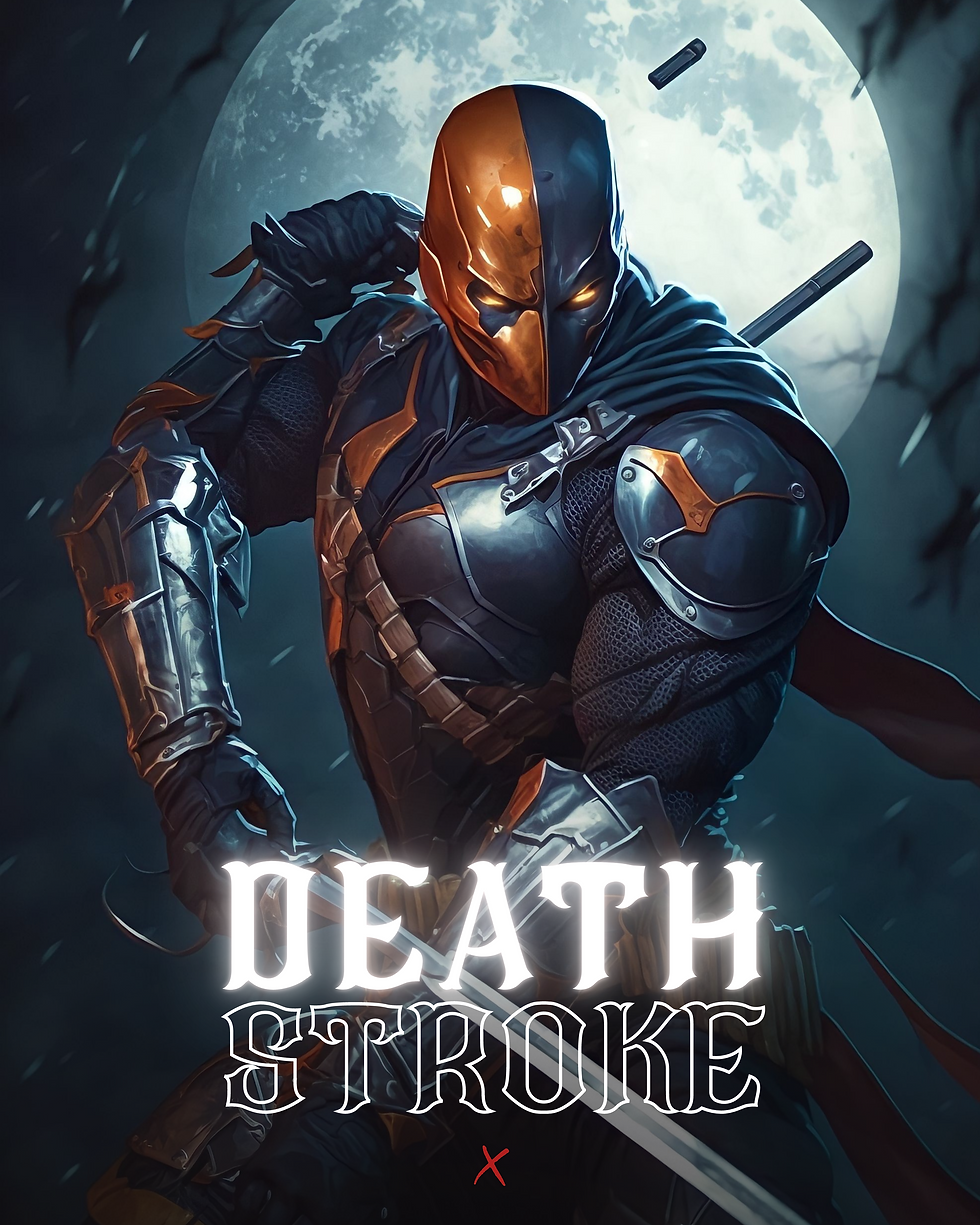 Deathstroke DC Artwork | Superhero modern art Mind Maestro AI