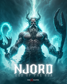 Njord Norse Mythology Artwork | Modern Viking Art Mind Maestro AI