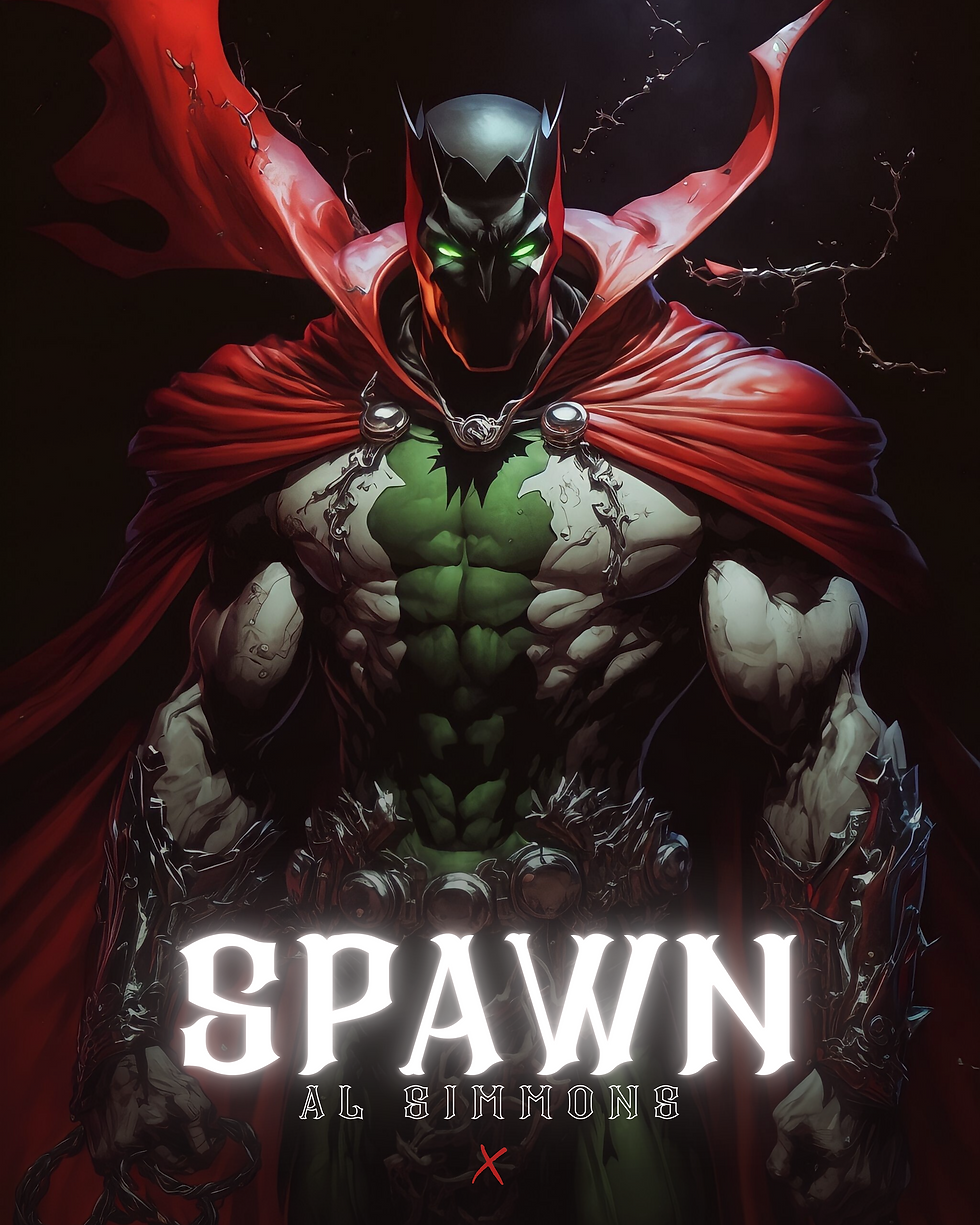 Spawn Image comics Artwork | Superhero modern art Mind Maestro AI