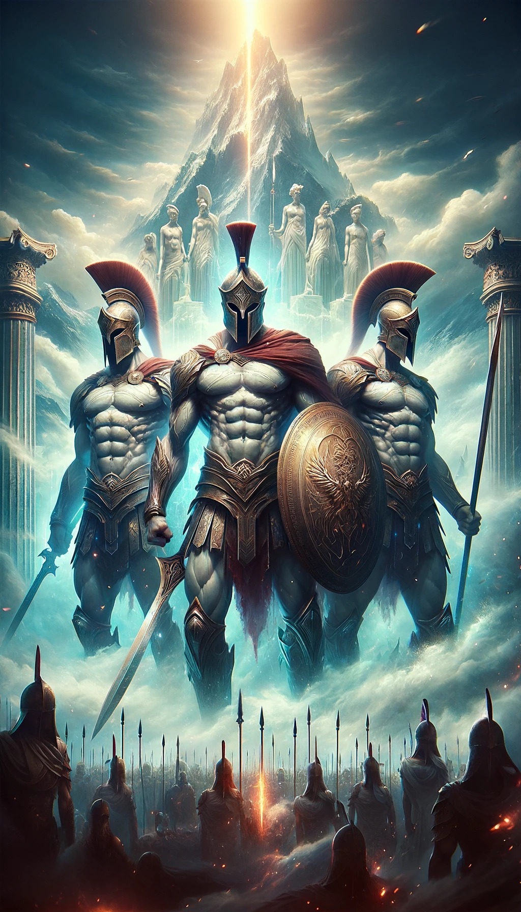 Spartan Art | Ancient Greece Warriors Art | Spartan Warriors, Sparta, 300 | Mind Maestro AI