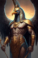 Horus Art | Egyptian God of the Sky | Egyptian Mythology Art | Mind Maestro AI Art