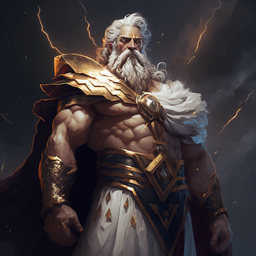 ZEUS: The King of Greek Mythology | Mythology Gods Art | Mind Maestro AI Art
