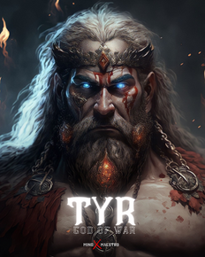 Tyr Norse Mythology Artwork | Modern Viking Art Mind Maestro AI