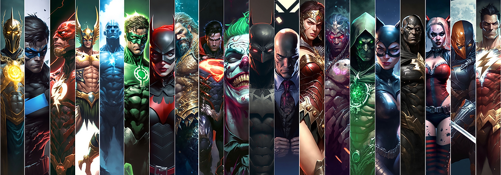 DC Artwork | Superhero modern art Mind Maestro AI