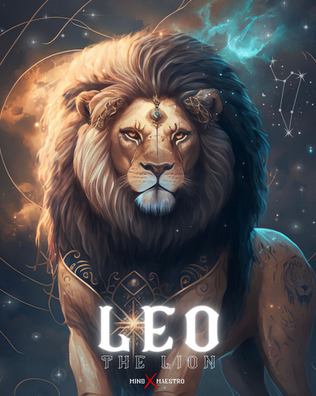 Mind Maestro | LEO Zodiac series | AI generated Artwork