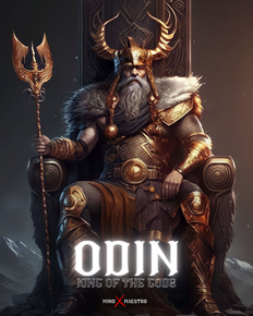Odin Norse Mythology Artwork | Modern Viking Art Mind Maestro AI