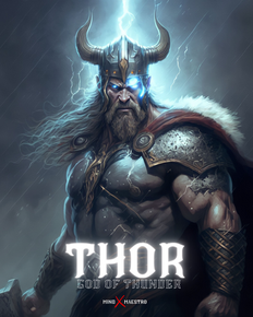 Thor Norse Mythology Artwork | Modern Viking Art Mind Maestro AI