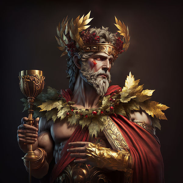 Dionysus Art | God of Festivity, Wine & Pleasure | Greek Mythology Art | Greek Gods and Goddesses Artwork