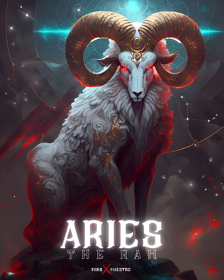 Mind Maestro | Aries Zodiac | AI generated Artwork