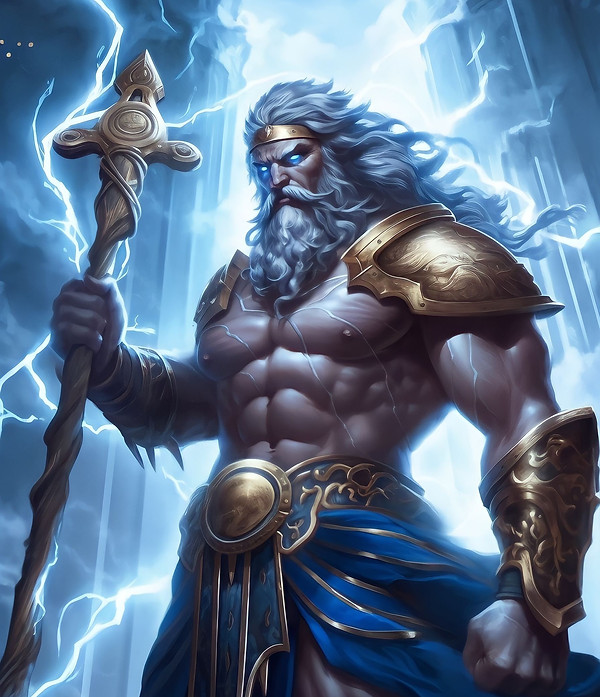 ZEUS Art Greek Mythology Art Mind Maestro AI