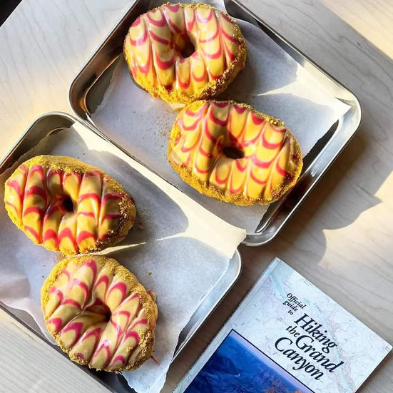 peanut butter and jam donuts