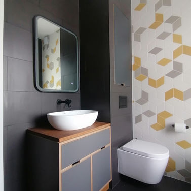 Grey bathroom