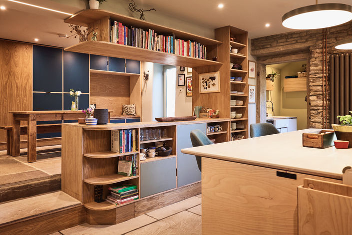 BESPOKE PLYWOOD KITCHEN CABEINETS WORKTOPS INSPIRATION