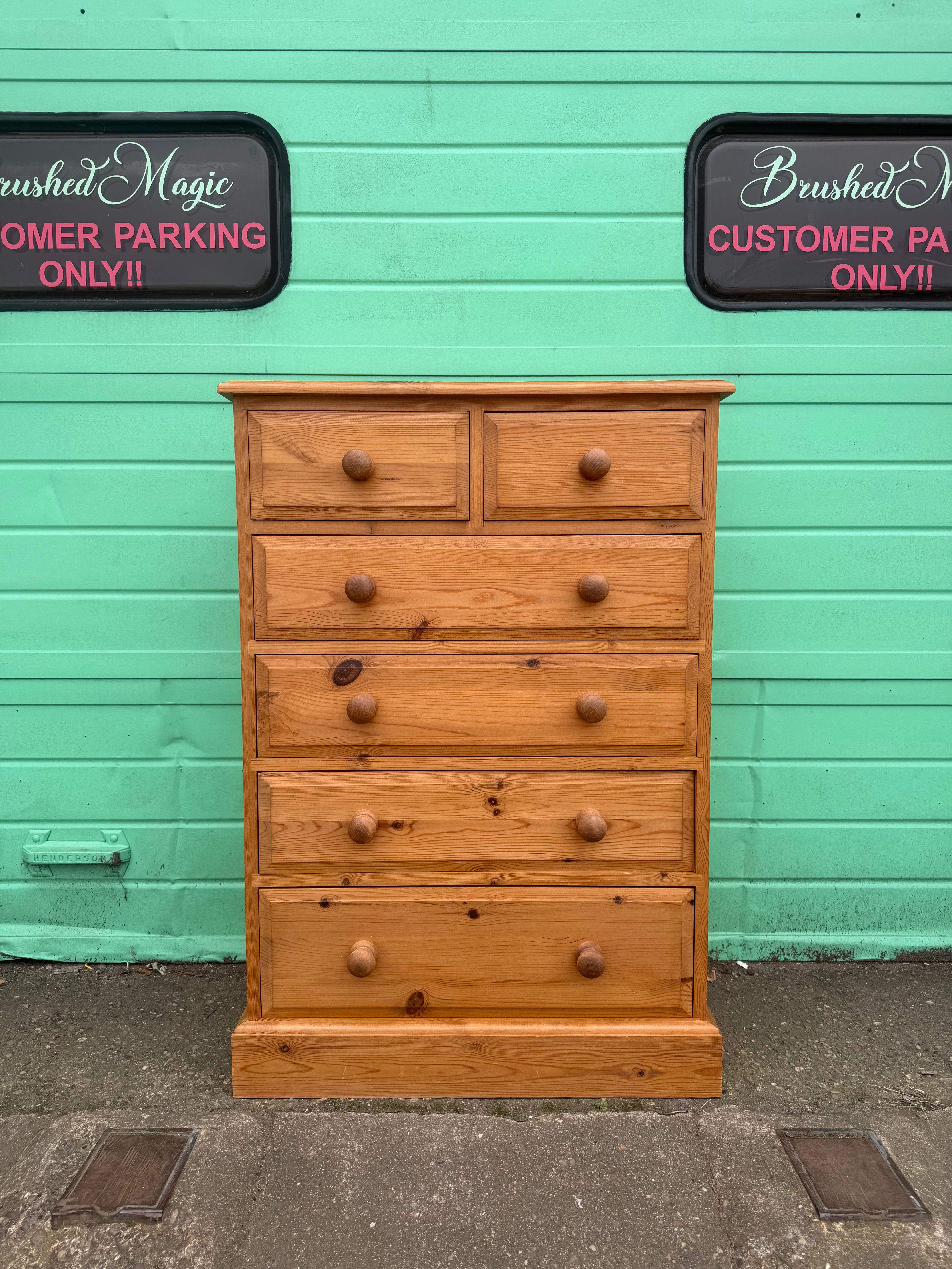 pine chest of drawers Customised painted furniture in fusion and F&B
