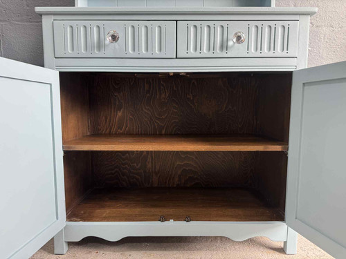 Lovely professionally upcycled painted vintage Welsh dresser blue | Brushed Magic Lovely professionally upcycled painted vintage Welsh dresser blue | Brushed Magic