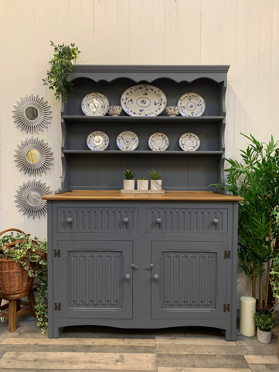 Thumbnail: Vintage Welsh dresser custom painted in a colour of you choice