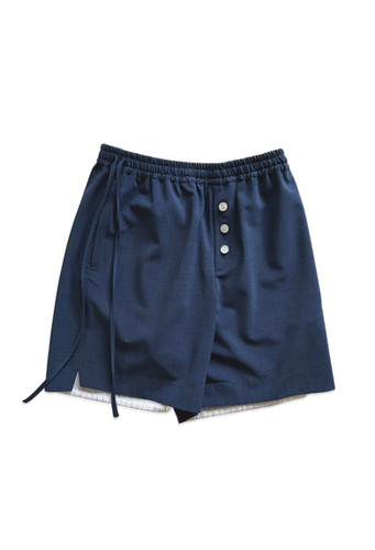 Wool Trunk Shorts（Navy） | aepero