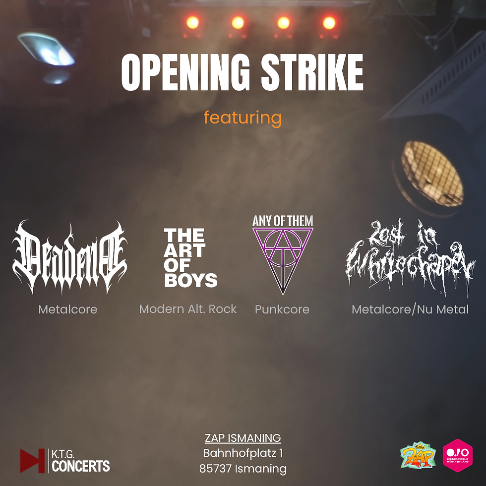 K.T.G. Concerts Opening Strike