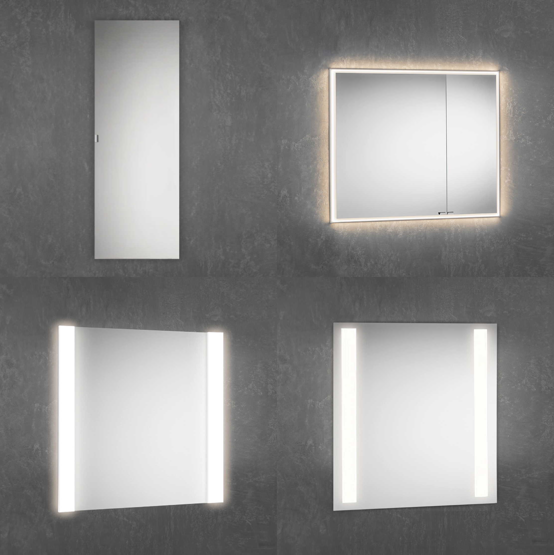Lighted medicine cabinet