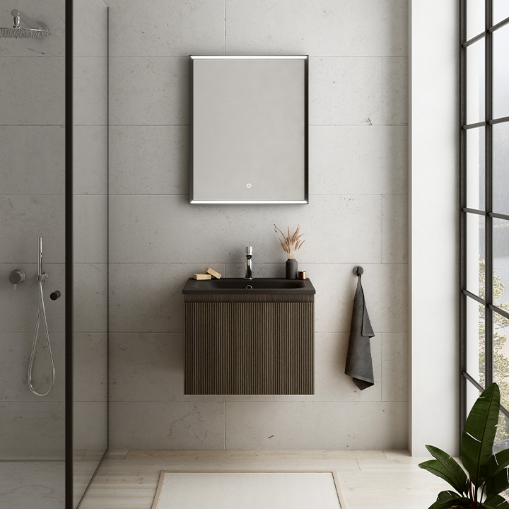 Wall-hung bathroom vanity