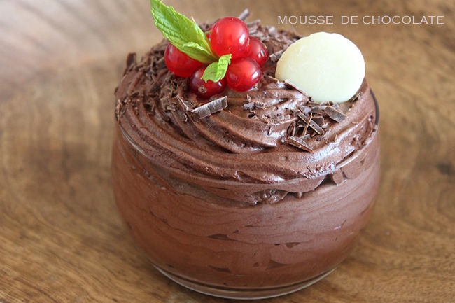Mousse de chocolate