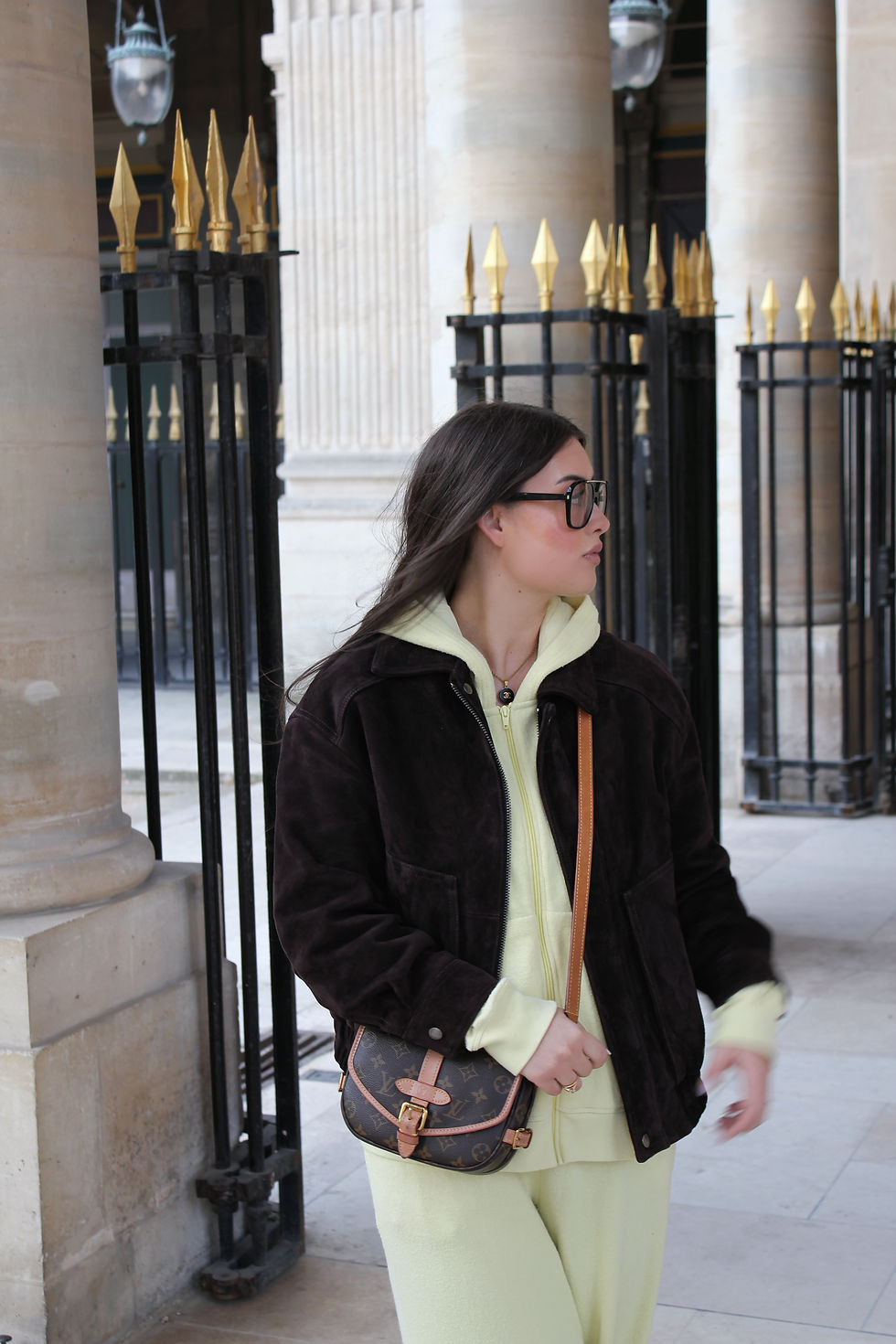 Thumbnail: Suede bomber jacket