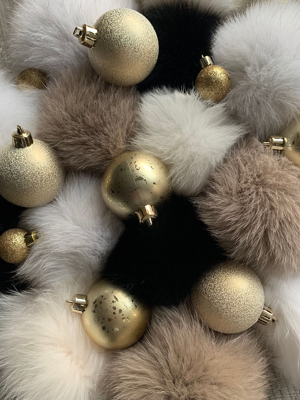 Thumbnail: Fox fur key ring