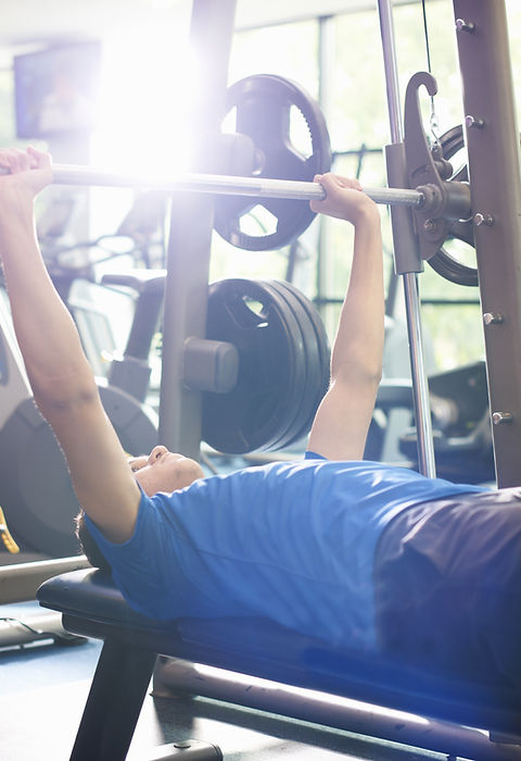 Poids au gymnase