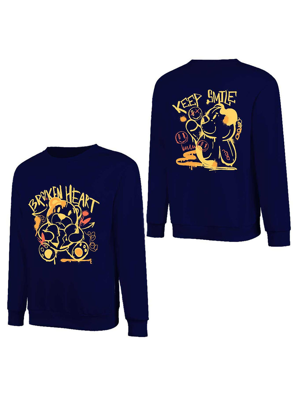 サムネイル： プルオーバースウェット- 両面プリント