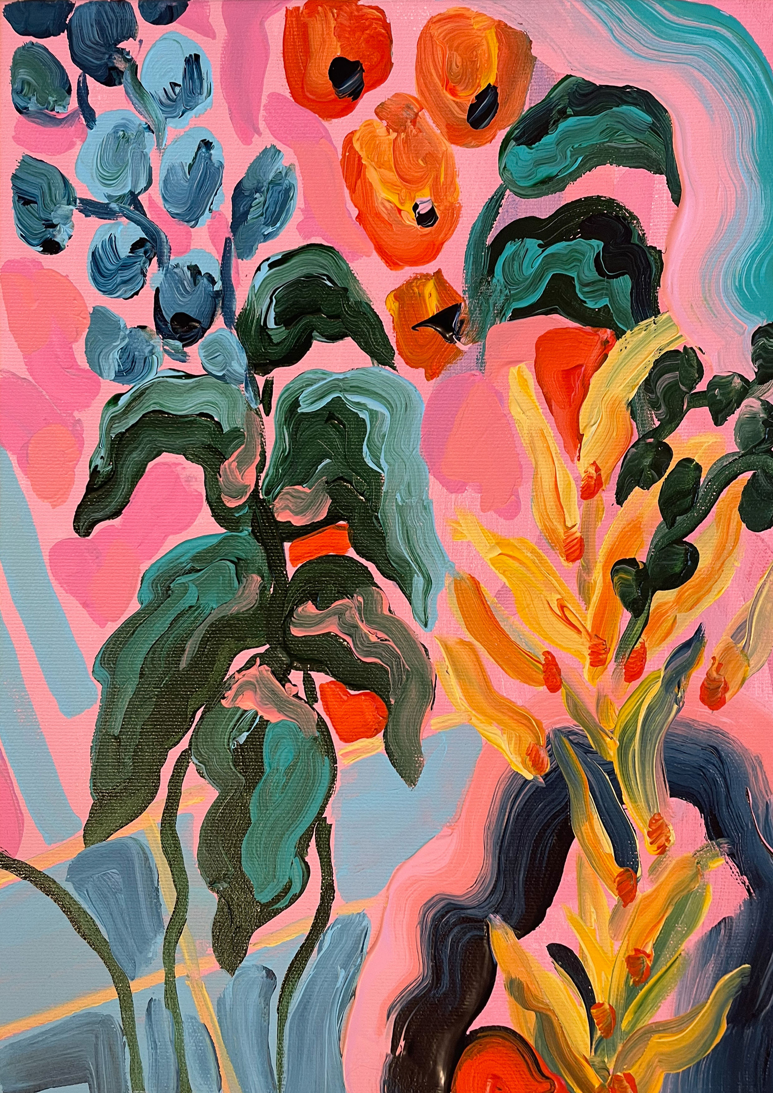 Down in the Willow Green Print