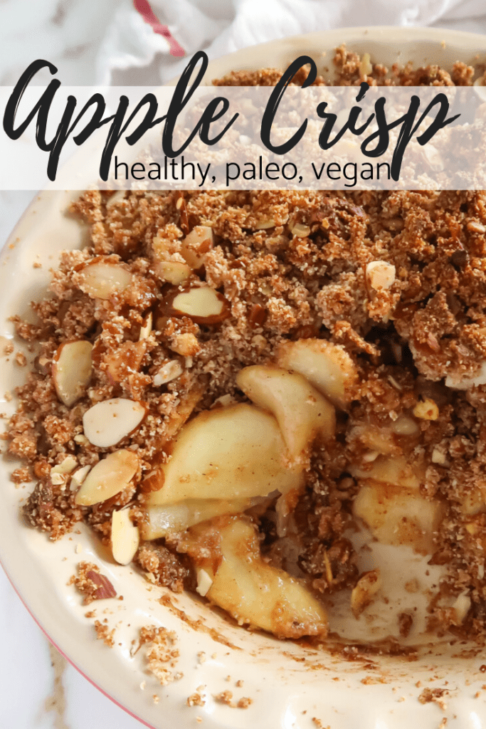 healthy apple crisp