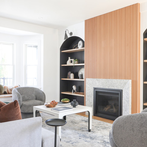 Interior Design inspiration using Pantone Color of the Year Cloud Dancer - Boston Modern Design