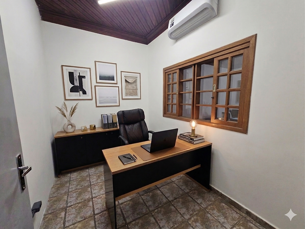 Escritório privativo mobiliado em coworking Taubaté.