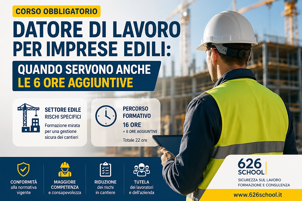 CORSO OBBLIGATORIO DATORE DI LAVORO