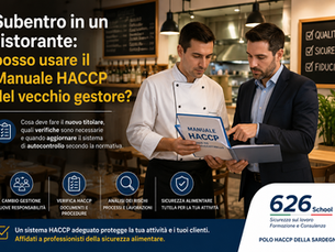 Subentro in un ristorante: posso usare il Manuale HACCP del vecchio gestore?