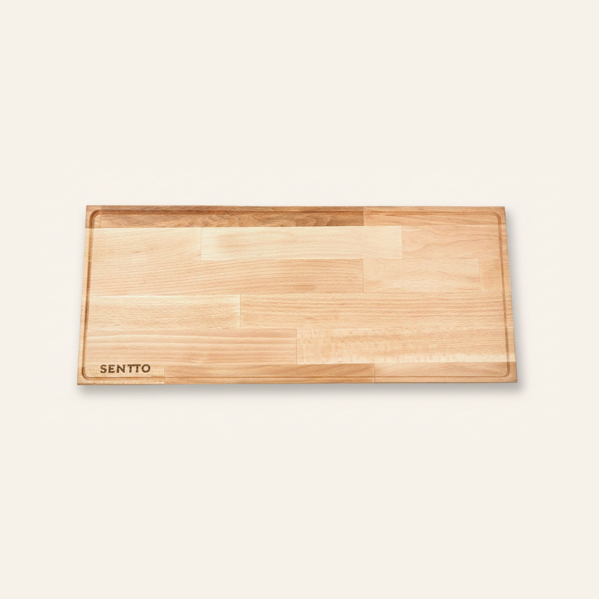 Snijplank eikenhout 60 cm met sapgeul