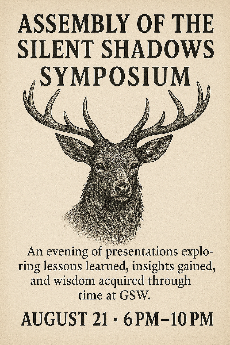 Shadows Symposium (Lodge Members Only)