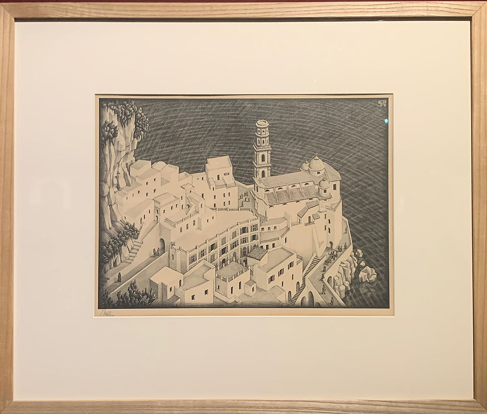 Paesaggio italiano, M.C. Escher